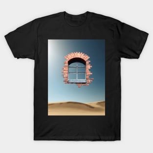 Reflection And Introspection - Surreal/Collage Art T-Shirt